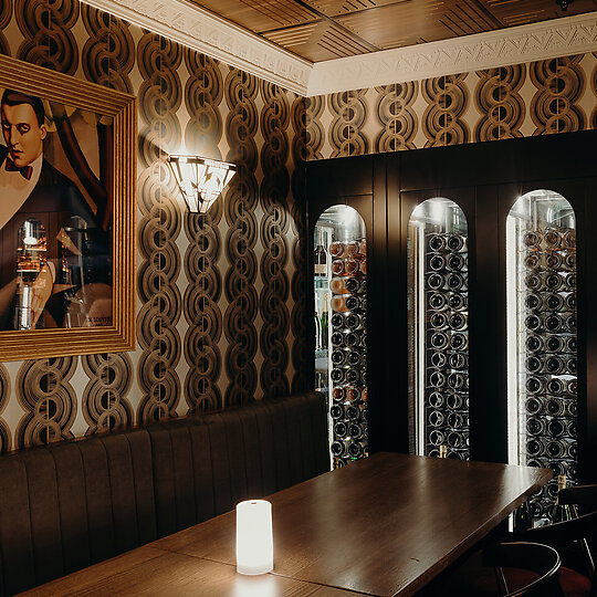 Interior photograph of Nick and Nora's Melbourne by Brook James