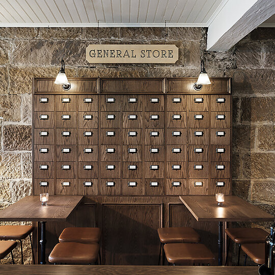 Interior photograph of Frank Mac's by Tom Ferguson