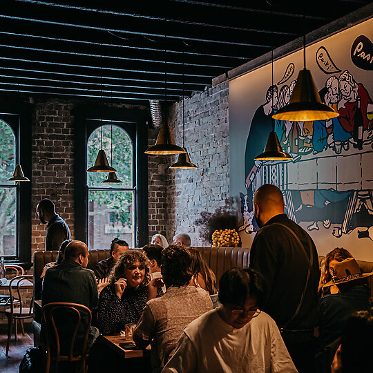 Interior photograph of Paski Vineria Popolare by Nikki To