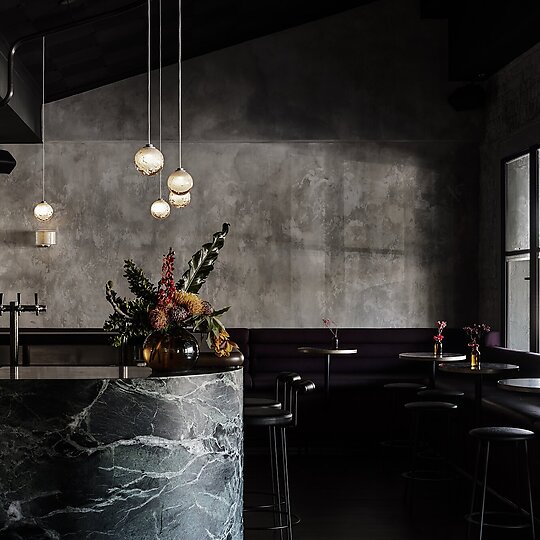 Interior photograph of Copycat Bar & Restaurant by Tom Blachford