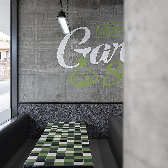 Interior photograph of El Jannah - Burwood by Stuart Hughes