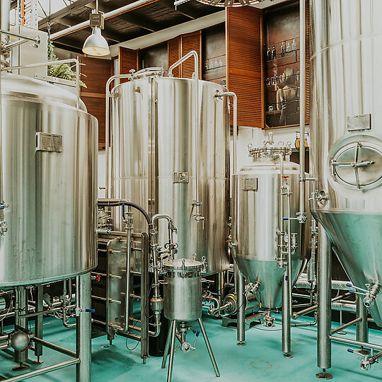 Interior photograph of King Tide Brewing by and the trees photography