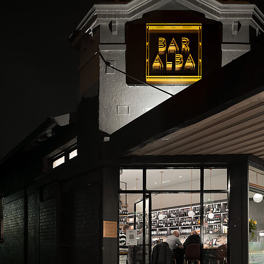 Interior photograph of Bar Alba by Tom Blachford