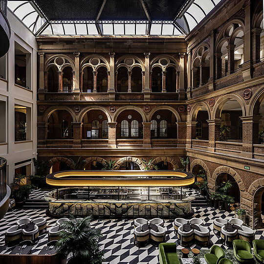 Interior photograph of The Treasury - InterContinental Hotel Sydney by Trevor Mein