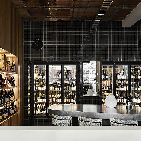 Interior photograph of Little Prince Wine by Sharyn Cairns