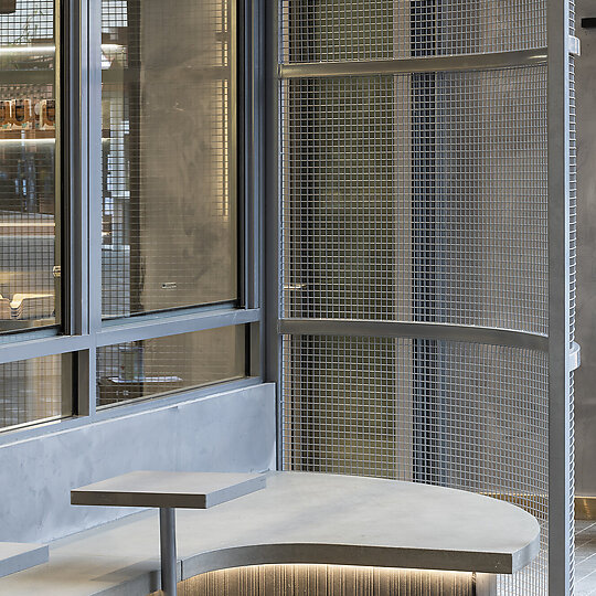 Interior photograph of Top Impression Bakery Cafe by Andrew Worssam Photography