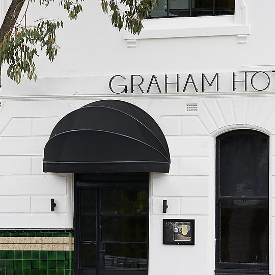 Interior photograph of The Graham Hotel by Tom Roe