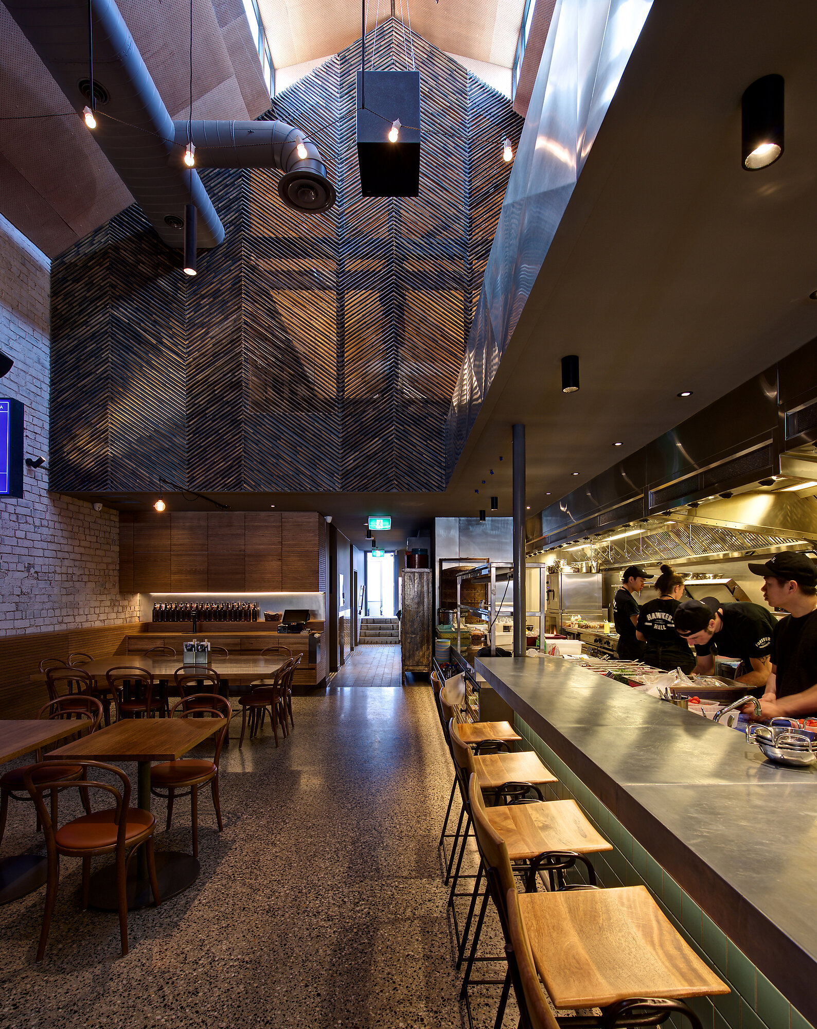 Hawker Hall by Craig Tan Architects with Bergman and Co and Samantha