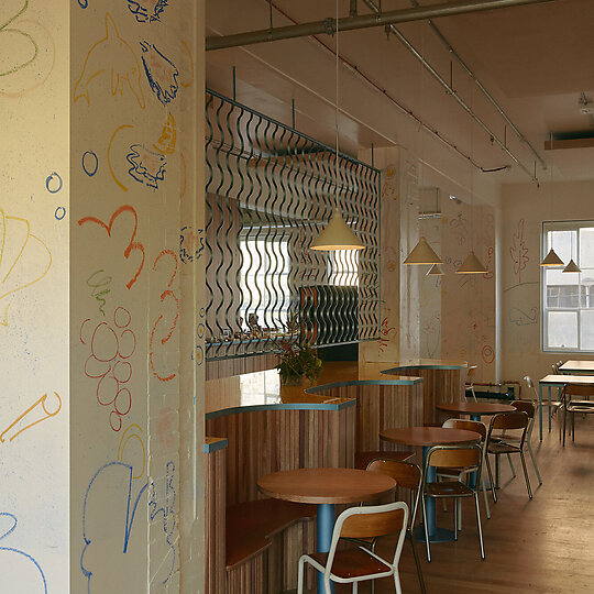 Interior photograph of Hope Street Radio by Tom Ross Photographer