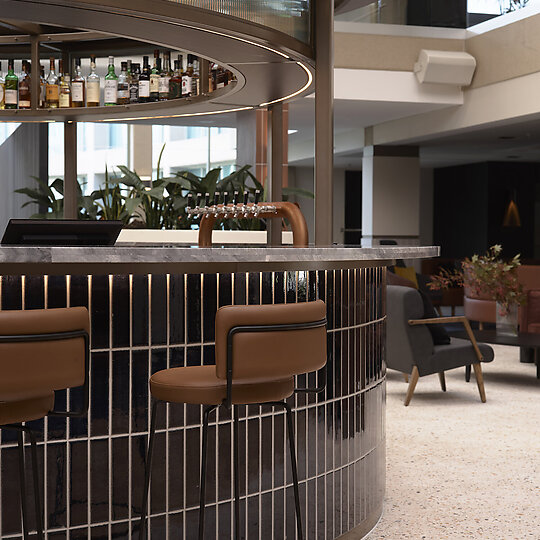 Interior photograph of Rydges Canberra by Anson Smart