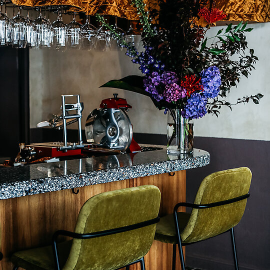 Interior photograph of Bar Sopra by Kitti Gould
