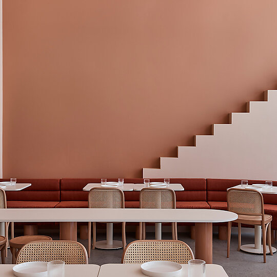 Interior photograph of The Budapest Café by Derek Swalwell