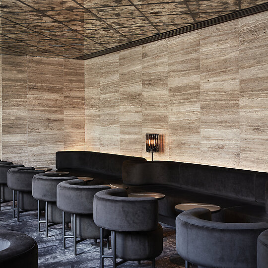 Interior photograph of Society - The Lounge by Sean Fennessy