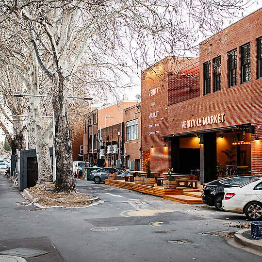 Interior photograph of Verity Lane Market by Lean Timms