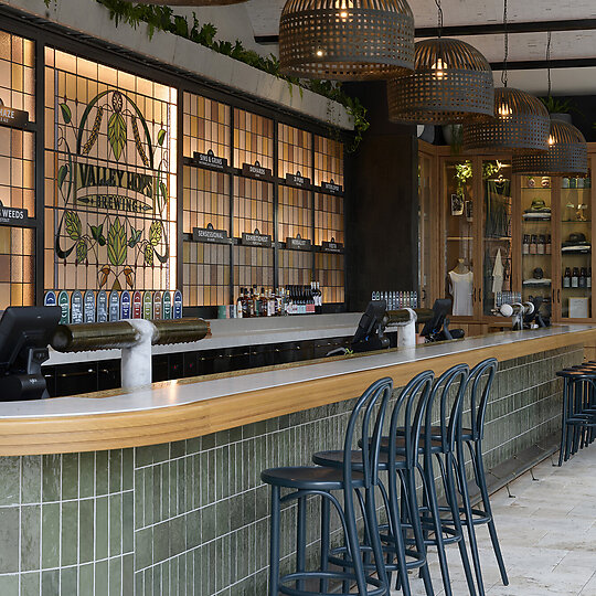 Interior photograph of Valley Hops Brewing by Mindi Cooke