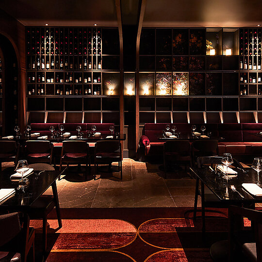 Interior photograph of Flame by Toby Peet