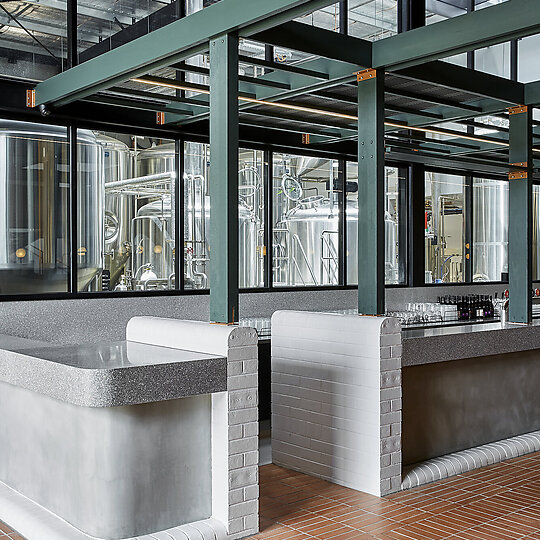 Interior photograph of Sou’West Brewery by Jenah Piwanski