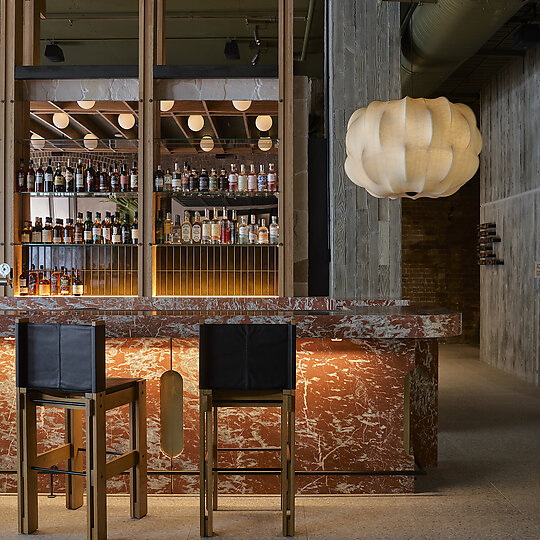 Interior photograph of Lobby Bar Ace Hotel Sydney by Anson Smart