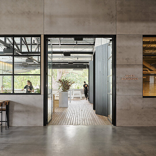 Interior photograph of Four Pillars Gin Distillery 2.0 by Anson Smart