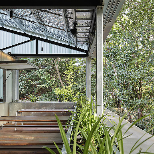 Interior photograph of Four Pillars Gin Distillery 2.0 by Anson Smart