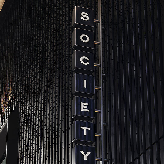 Interior photograph of Society by Lauren Bamford