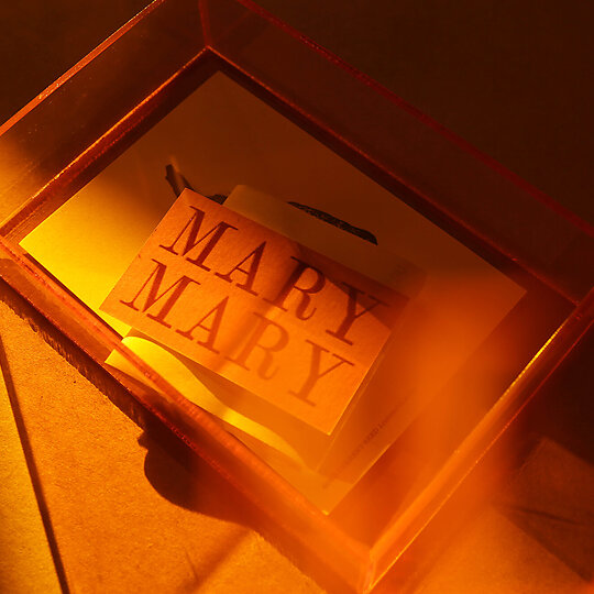 Interior photograph of Mary Mary Brand Identity by Matt Edwards