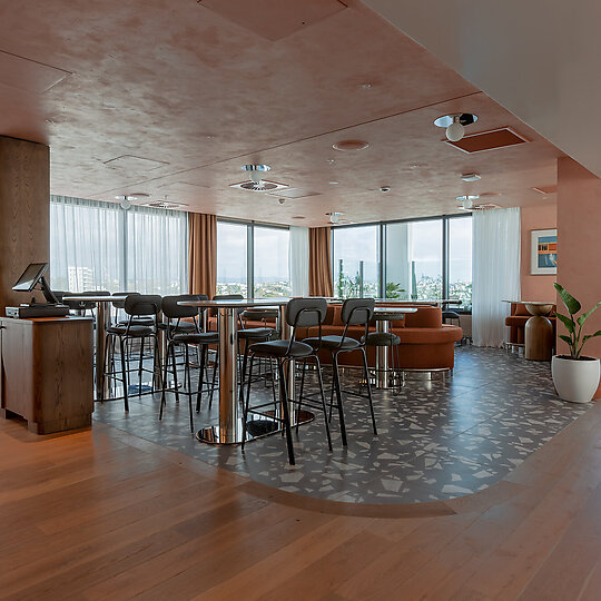Interior photograph of Sunset by Sarah Grace