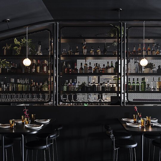 Interior photograph of Copycat Bar & Restaurant by Tom Blachford