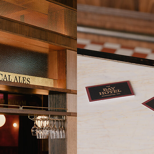 Interior photograph of The Bay Hotel by Gavin Green