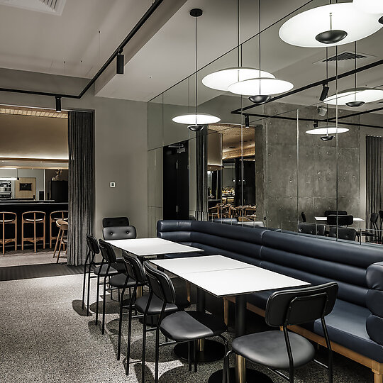Interior photograph of KOI by Robert Walsh Photographer
