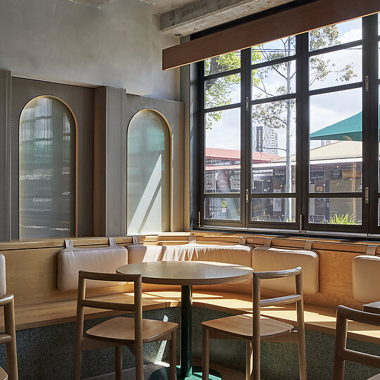 Interior photograph of Code Black South Melbourne by Peter Clarke