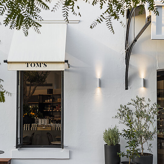 Interior photograph of Tom's Providore & Wine Bar by Ross Wallace Photography