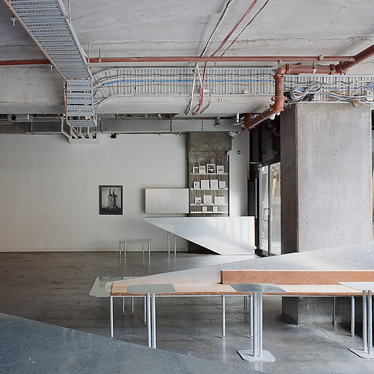 Interior photograph of No Vacancy Gallery & Cafe by Rory Gardiner