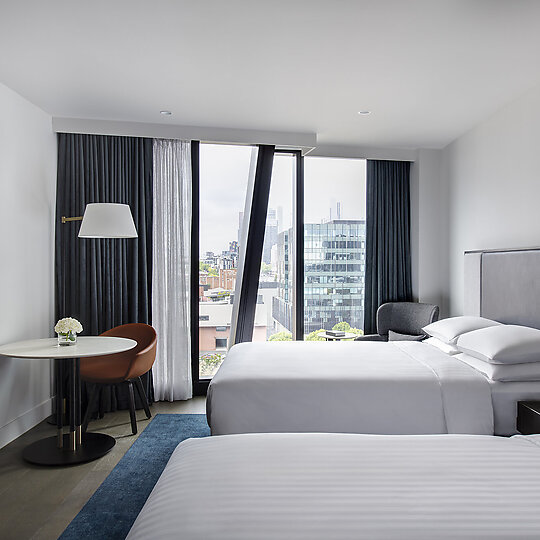 Interior photograph of Melbourne Marriott Hotel Docklands by Nicole England