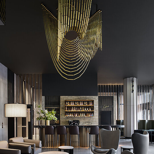 Interior photograph of Melbourne Marriott Hotel Docklands by Nicole England
