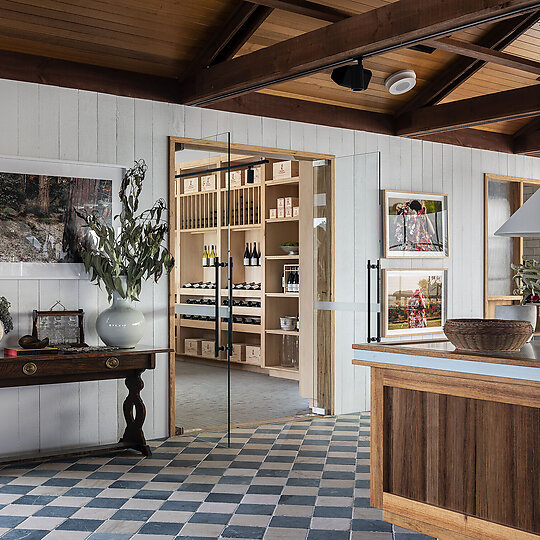 Interior photograph of Mount Pleasant Wines by Tom Ferguson