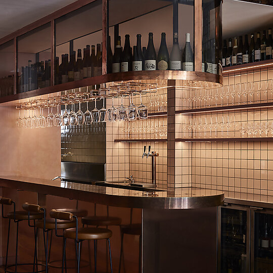 Interior photograph of Auterra Wine Bar by Sharyn Cairns 