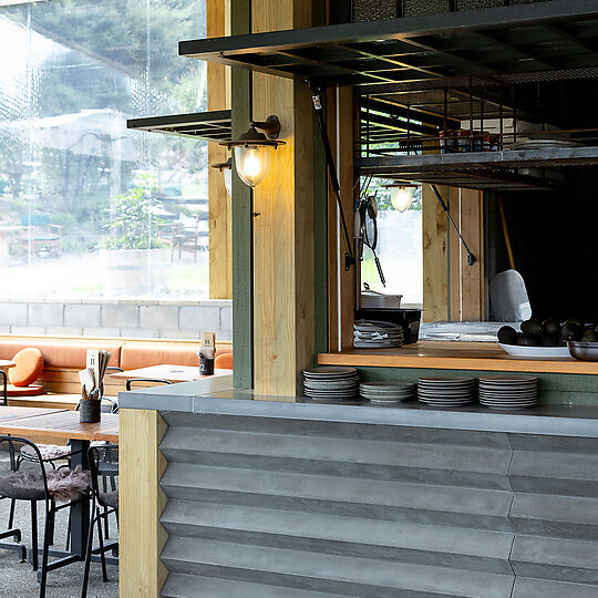 Interior photograph of The Heke by Jono Parker