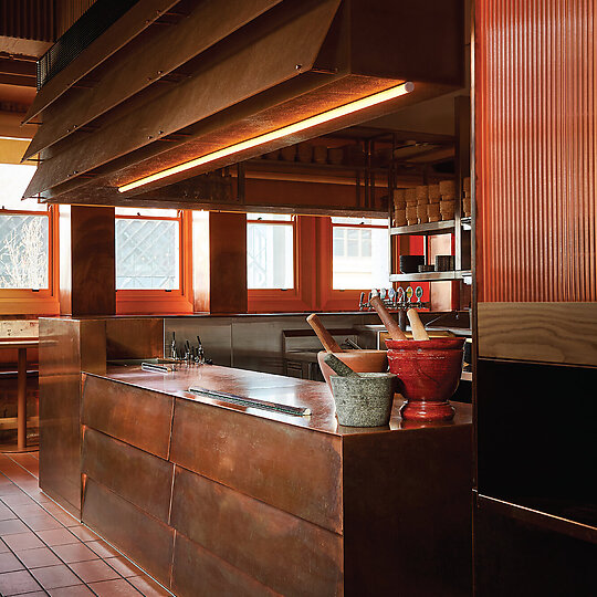 Interior photograph of BKK by EARL CARTER